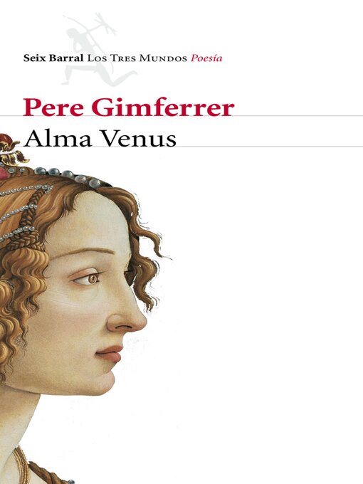 Title details for Alma Venus by Pere Gimferrer - Wait list